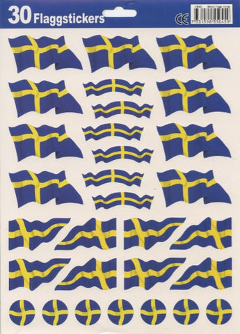 Sweden Flag Stickers