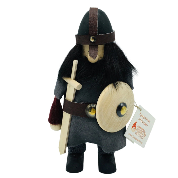 Wooden Viking with Sword & Shield