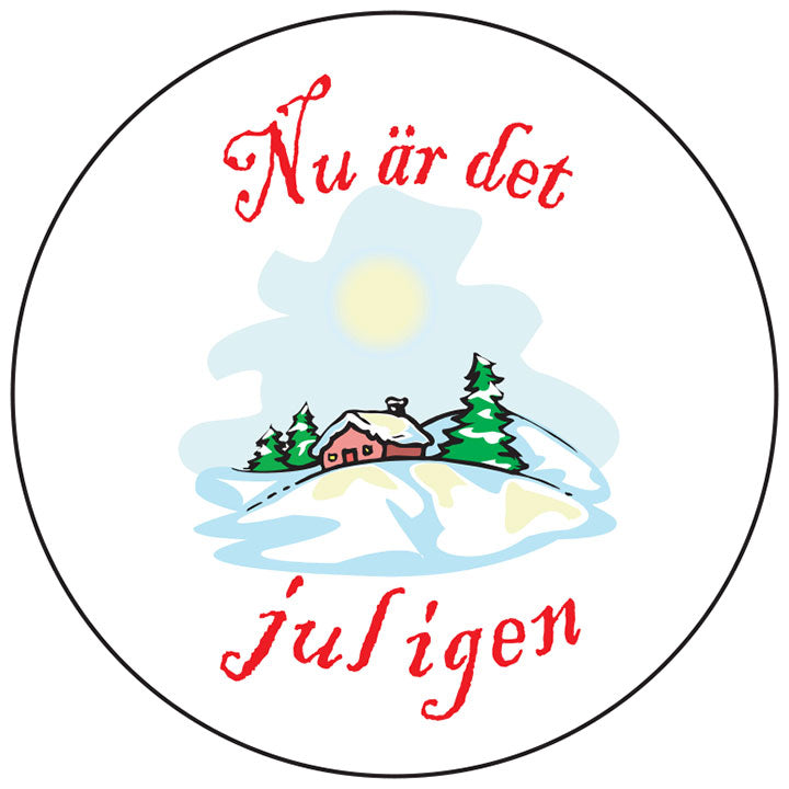 Nu ar det jul igen round button/magnet