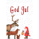 Boxed cards, Eva Melhuish God Jul tomte & animals