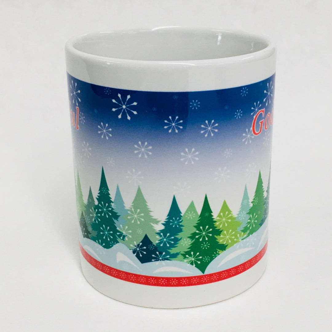 God Jul Trees coffee mug