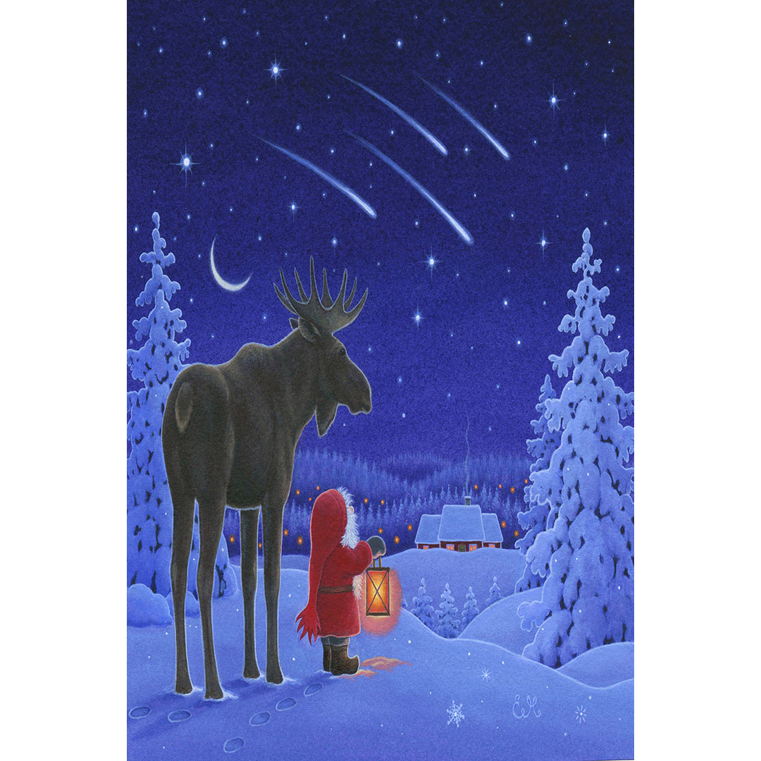 Paper Poster, Eva Melhuish Tomte & Moose