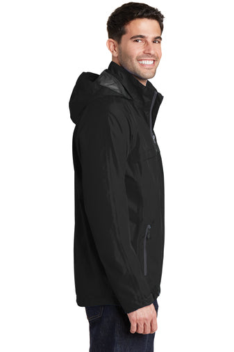 Norway Flag Packaway Rain Jacket