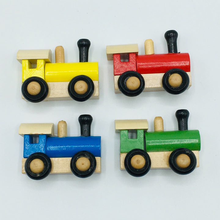 Wood Train Magnet