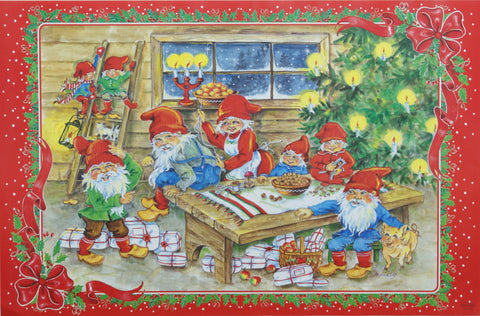Ingrid Elf Christmas Poster