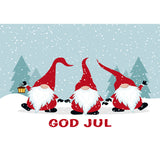 Boxed cards, God Jul Gnome trio