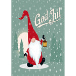 Boxed cards, Gnome with Vintage lantern God Jul