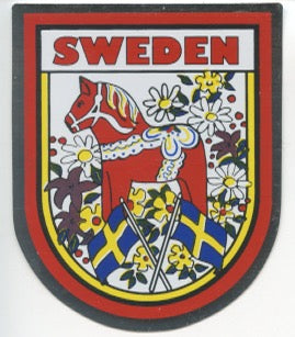 Sweden Dala Horse Decal