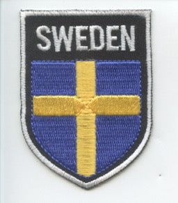 Sweden Flag Patch – Iron-On Embroidered Badge For Clothing, Backpacks, Or Vests