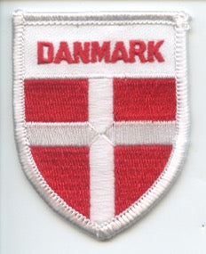 Danmark Flag Sew on Patch