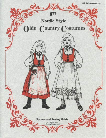 Costume Pattern - Girls sizes 2-6