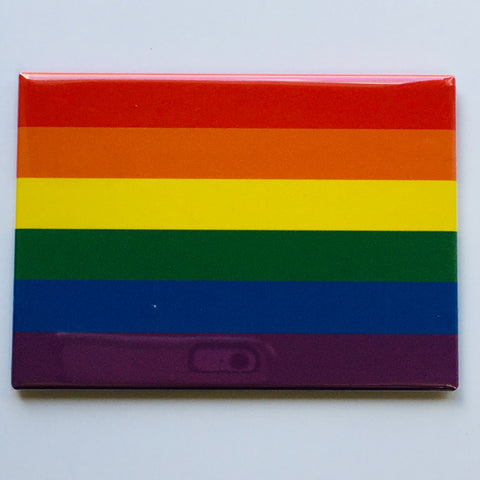 Rectangle Magnet, Rainbow flag