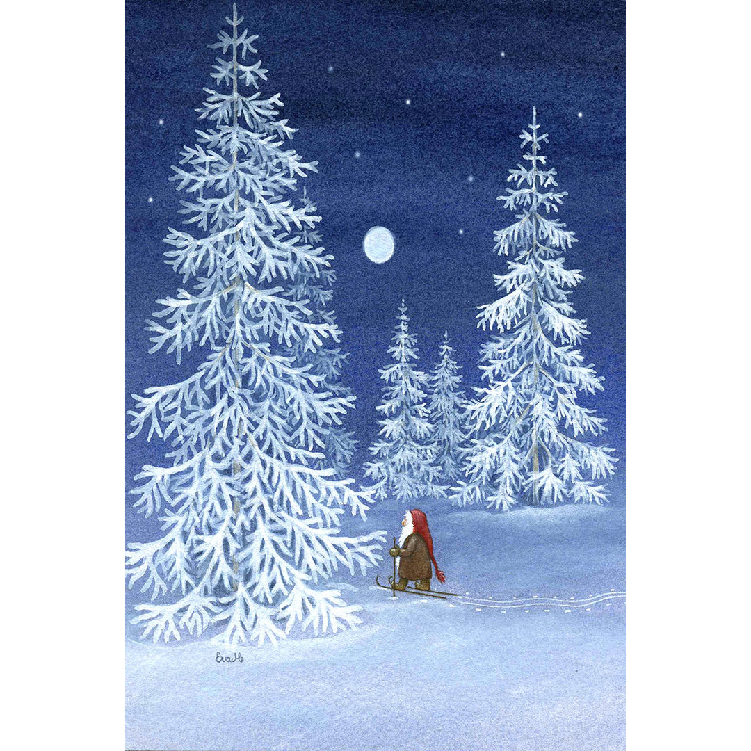 Paper Poster, Eva Melhuish Tomte in Forest