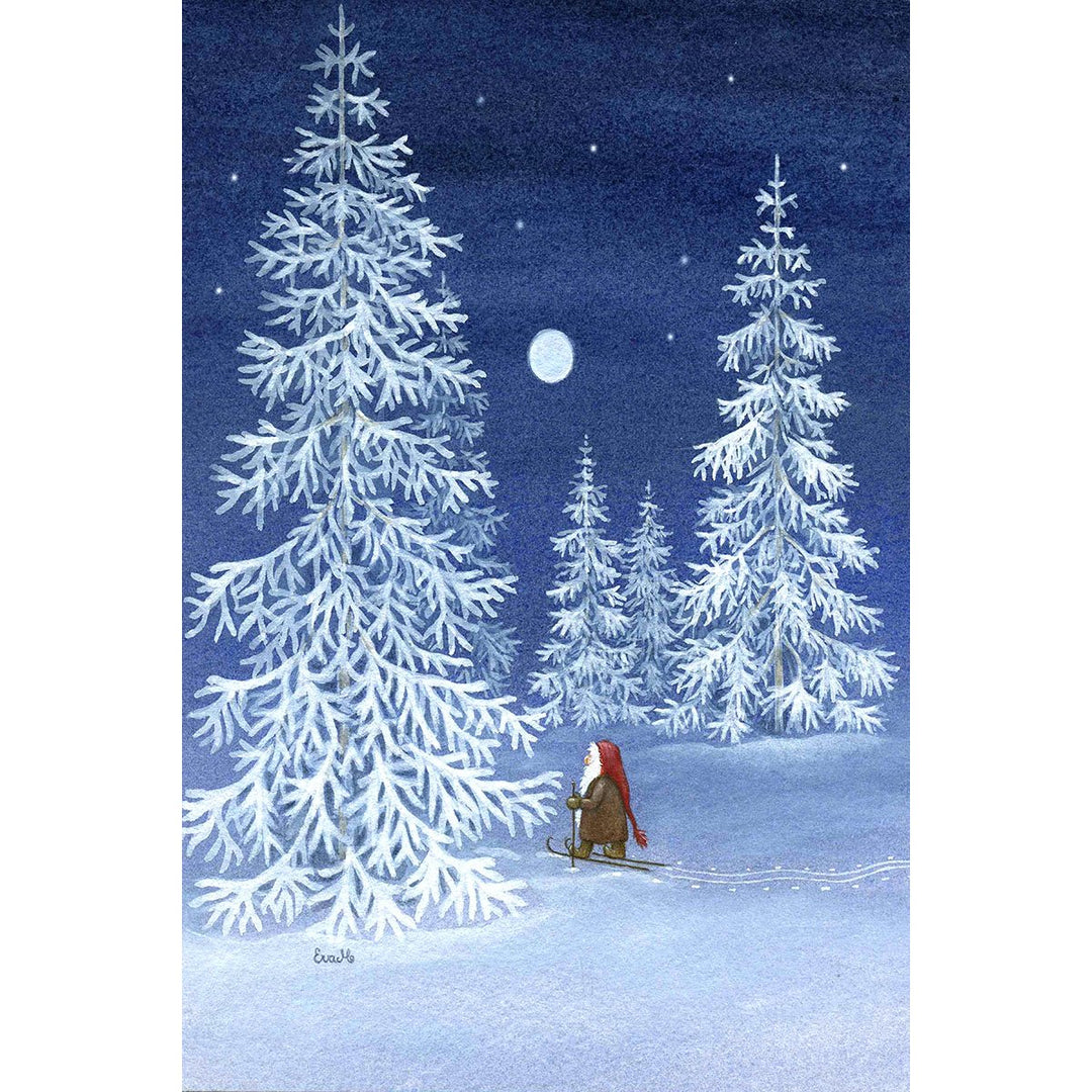 Rectangle Magnet, Eva Melhuish Tomte in Forest