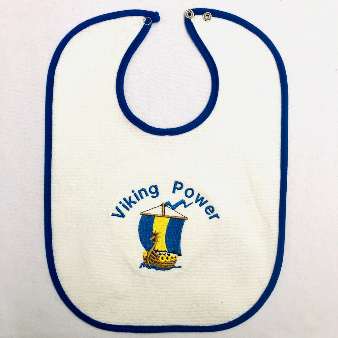 Baby Bib, Viking Power on Royal