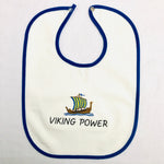 Baby Bib, Viking Power (Blue & Yellow) on Royal