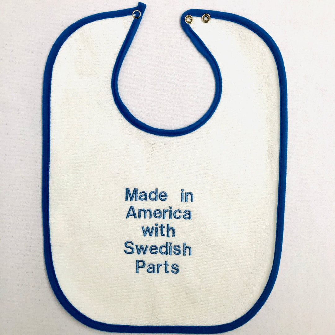 Baby Bib, Swedish Parts on royal