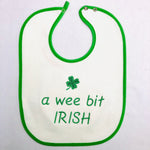 Baby Bib, A Wee bit Irish on Green