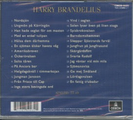 Music CD - Harry Brandelius Svenska sångfavoriter