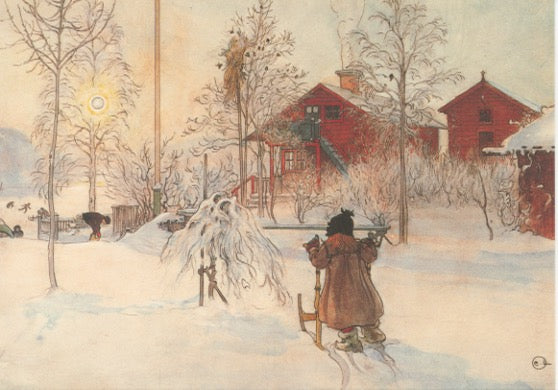 Post card, Carl Larsson Yard & Wash house