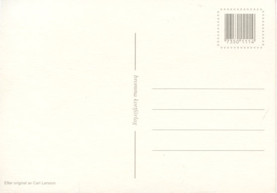 Post card, Carl Larsson Yard & Wash house