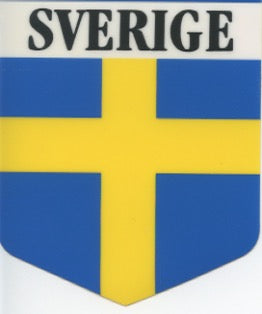 Sverige Sweden Flag Decal