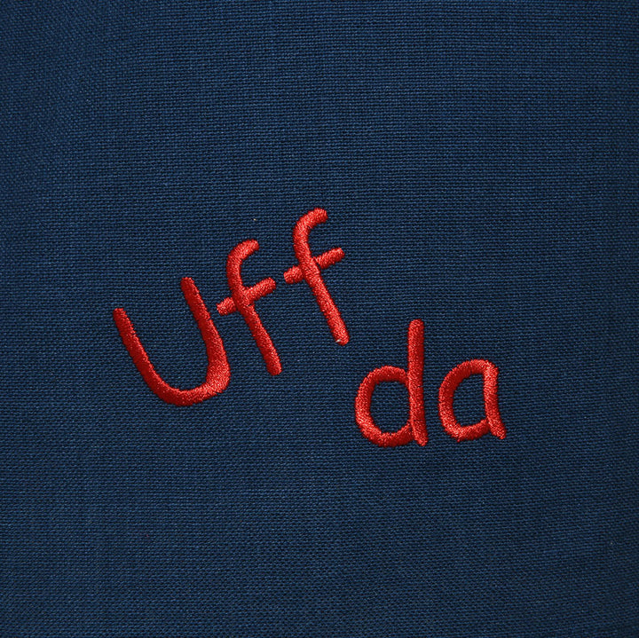 Dish Towel - Uff Da on Blue