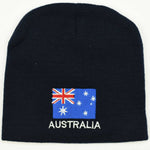 Knit beanie hat - Australia flag