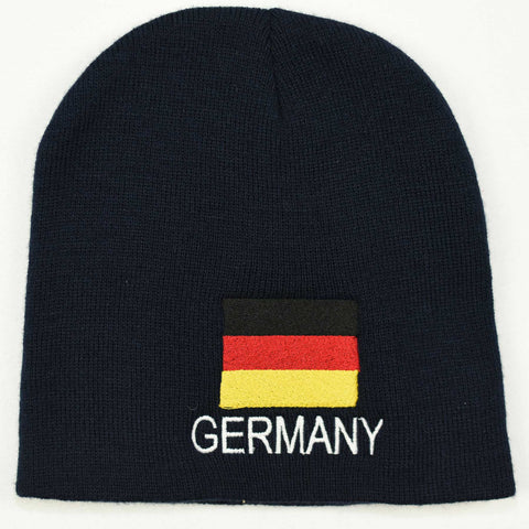 Knit beanie hat - Germany flag