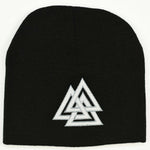 Knit  beanie hat - Valknut