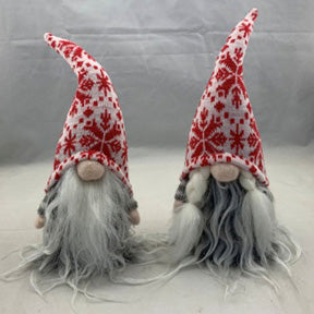 Nordic gnome couple, 9.5"