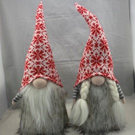 Nordic gnome couple, 20"