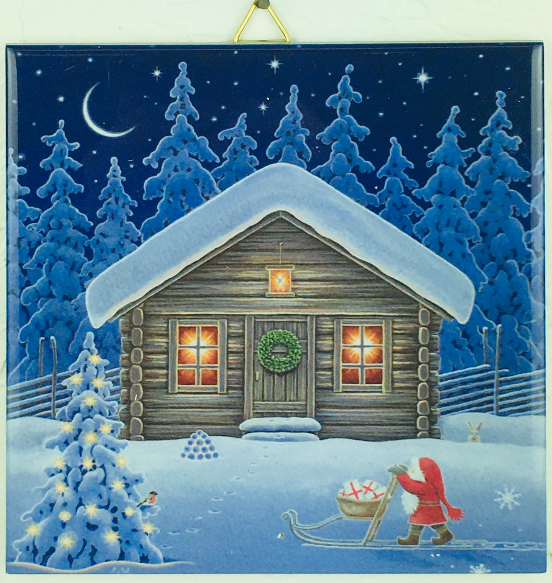 6" Ceramic Tile, Eva Melhuish, Tomte at house