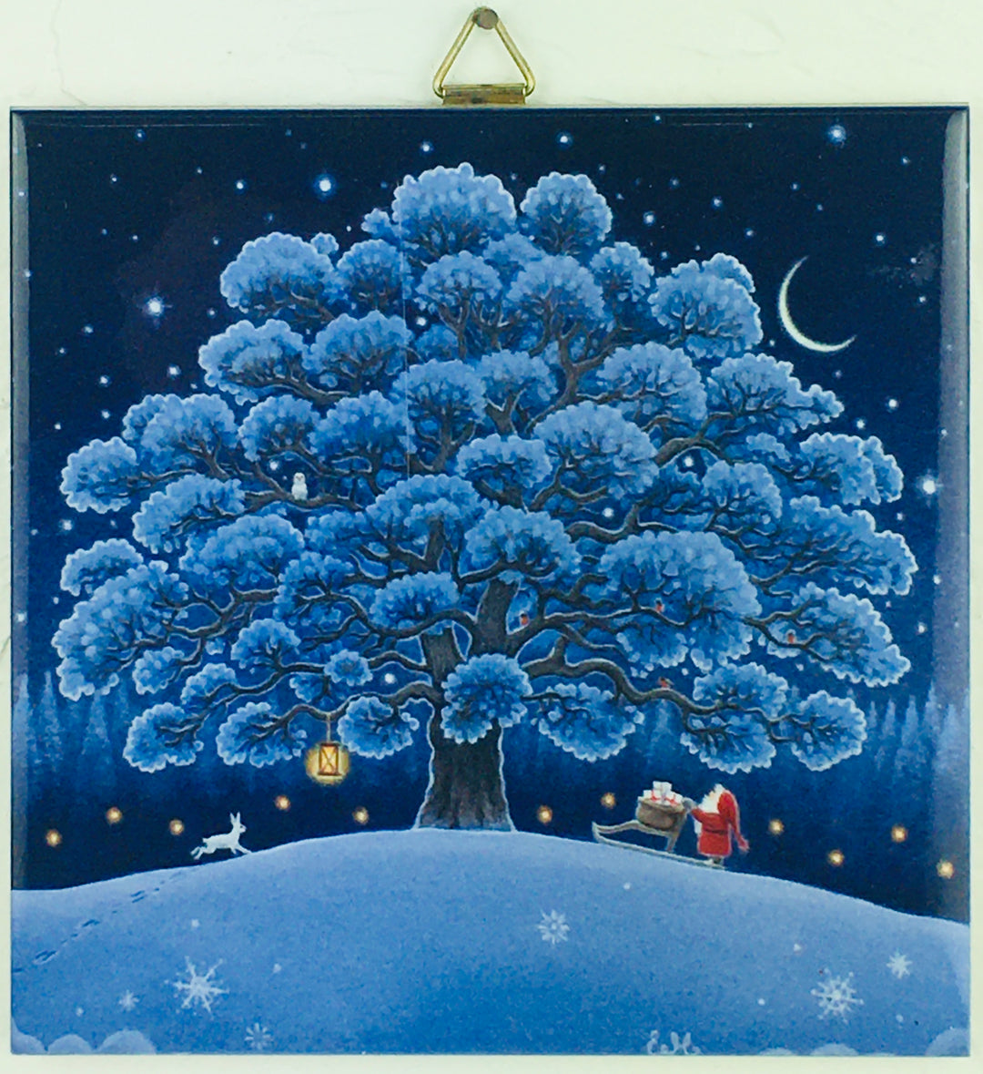 6" Ceramic Tile, Eva Melhuish Winter tree