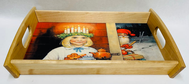 Wood Serving Tray - Lucia & Tomte