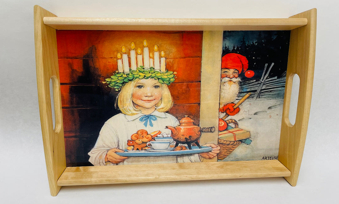 Wood Serving Tray - Lucia & Tomte