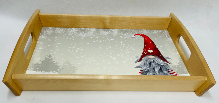 Wood Serving Tray - Gnome