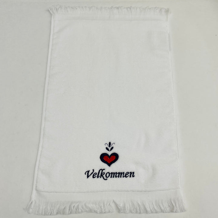 Finger tip towel - Velkommen Heart