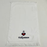 Finger tip towel - Velkommen Heart