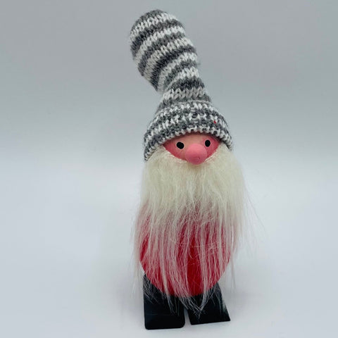Hand made Tomte with Stripe Hat