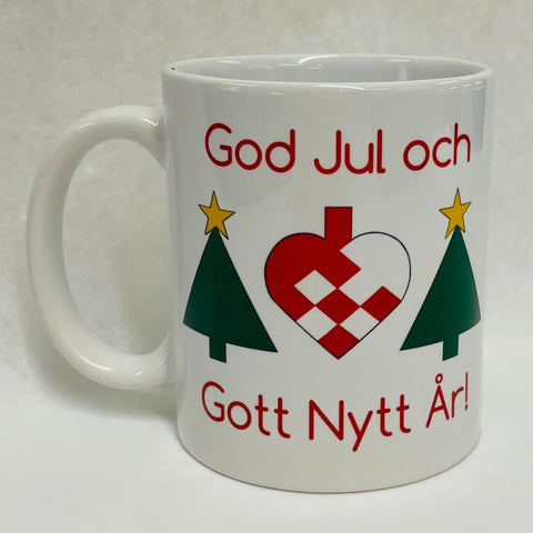 Susan Swanson Swartz God Jul och Gott Nytt År coffee mug