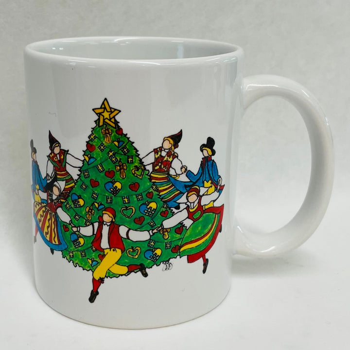 Susan Swanson Swartz Dancing around the tree coffee mug