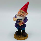 Gnome with Magnifying glass and Ladybug