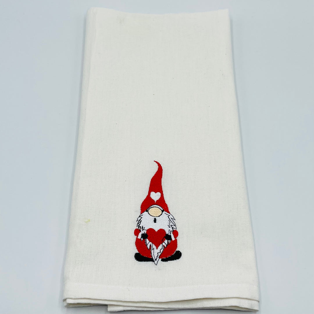 Dish Towel - Gnome with Heart