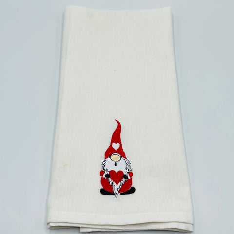 Dish Towel - Gnome with Heart