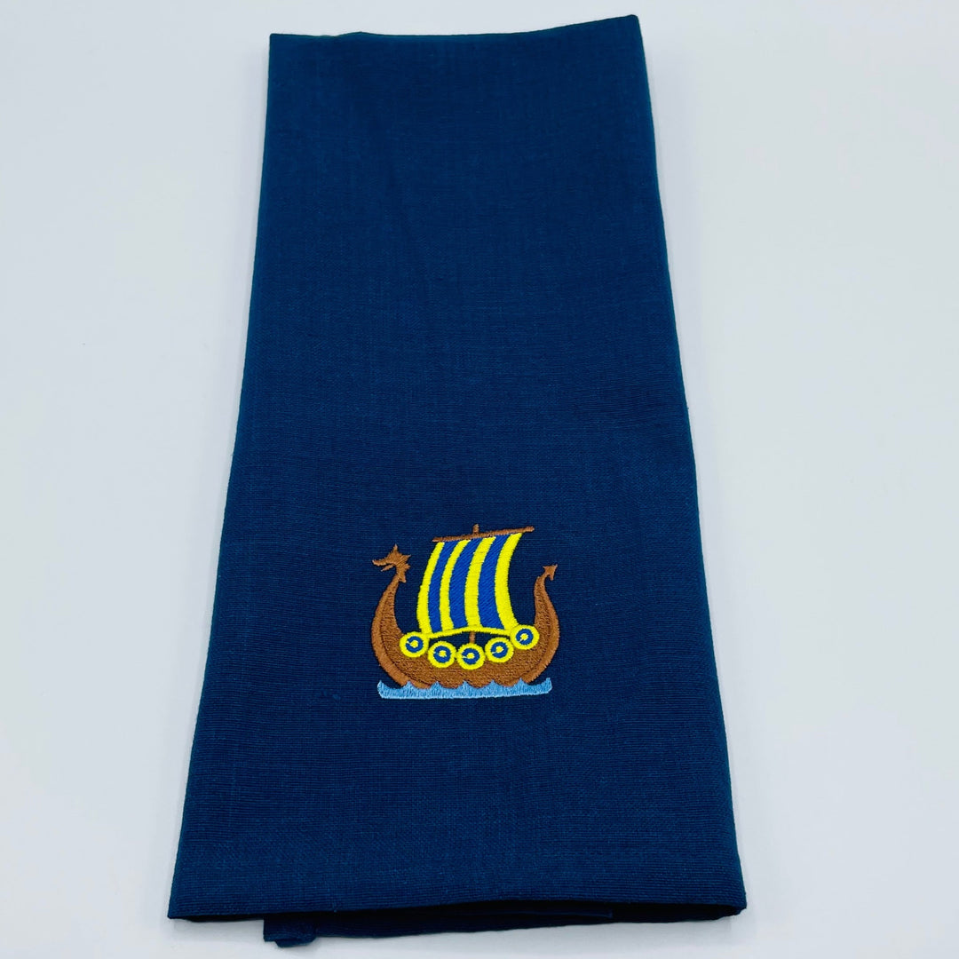 Dish Towel - Viking Ship