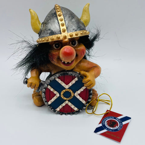 Lommedalen Troll Viking with Norway shield