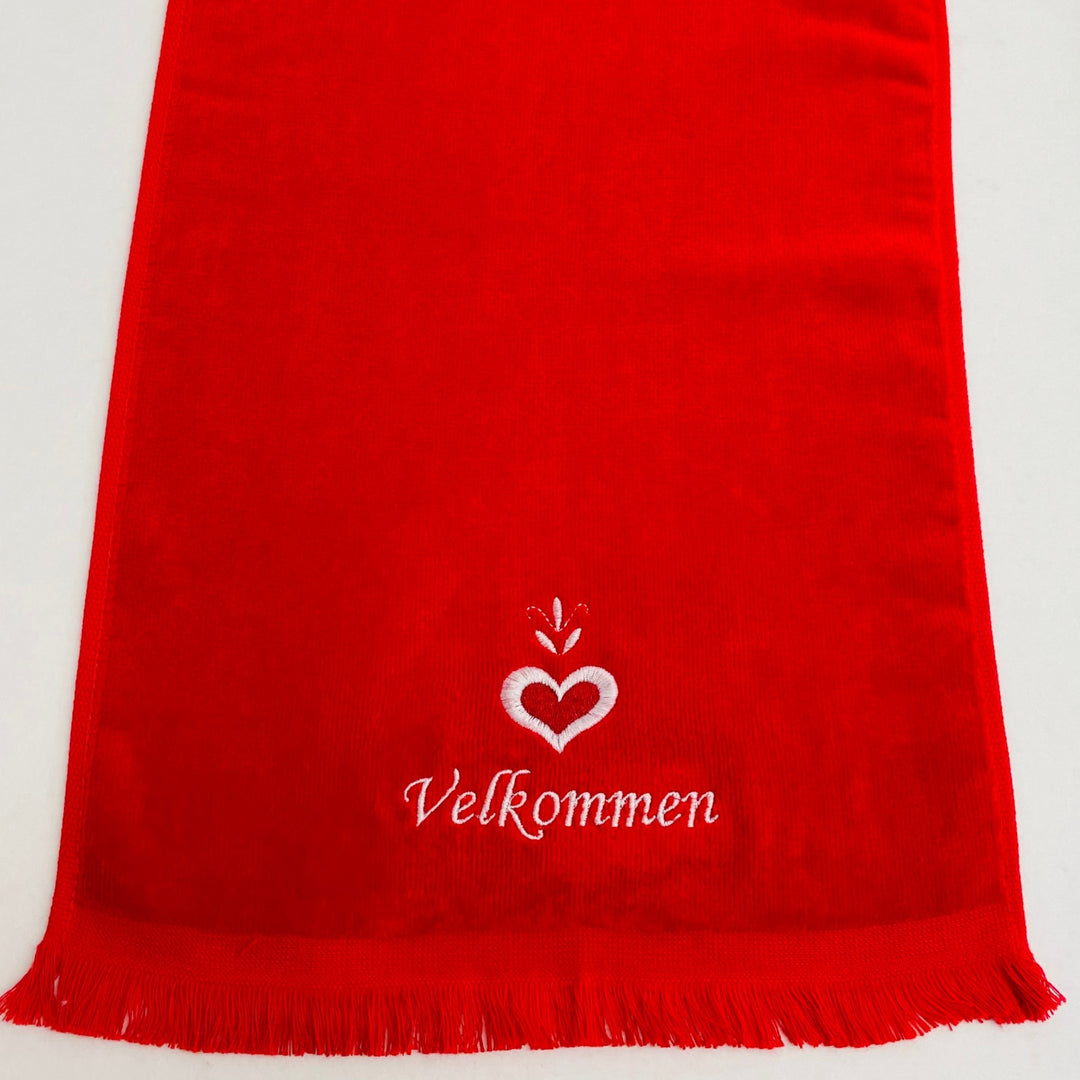 Finger tip towel - Velkommen Heart