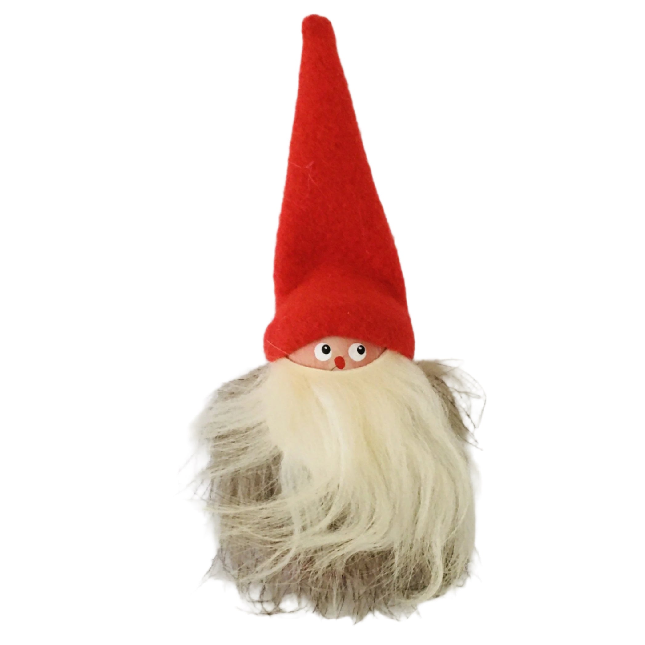 Hand made tomte with fuzzy fur jacket – Gift Chalet