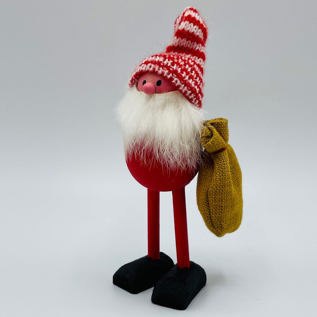 Swedish tomte holding a burlap sack – Gift Chalet